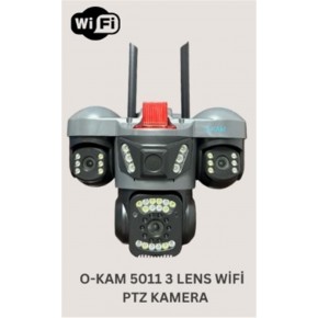 OKam O-Kam 5011 3 Lens Wifi PTZ Kamera