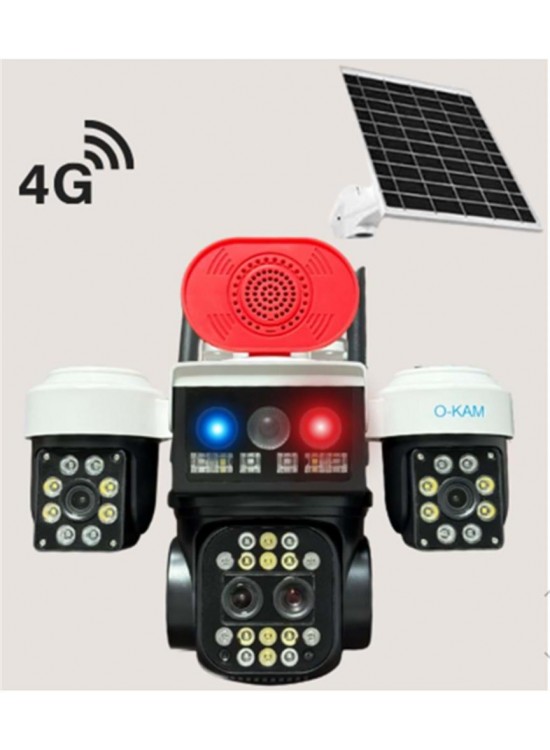 OKam O-KAM 5051 3 LENS 10X OPTİK ZOOM 4G SOLAR RED SPEAKER PTZ KAMERA OKam O-KAM 5051 3 LENS 10X OPTİK ZOOM 4G SOLAR RED SPEAKER PTZ KAMERA