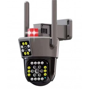 OKam O-KAM 6015 6MP Dual Lens WIFI PTZ 3.5 "Dual Screen Image, 15Pcs Leds Dual Light