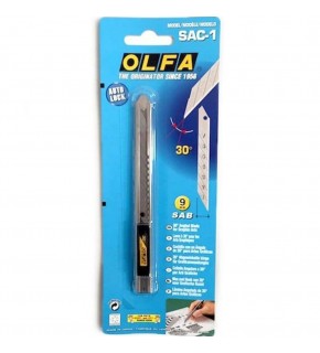 Olfa Maket Bıçağı Dar Metal Gövde SAC-1