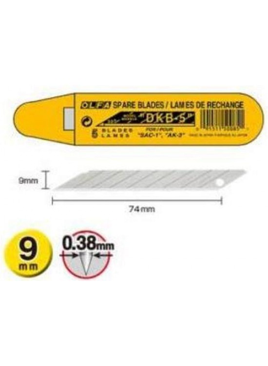 Olfa Maket Bıçağı Yedek 5 Lİ Tüp DKB-5