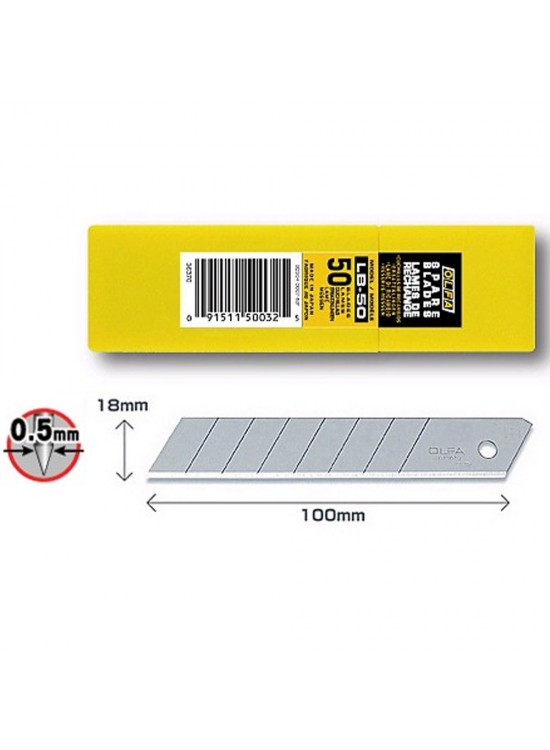 Olfa Maket Bıçağı Yedek Geniş LB-50 (1 Adet)