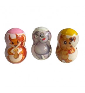 Olgun Hacı Yatmaz Resimli Mini Oyuncak 4cm (1 Adet)