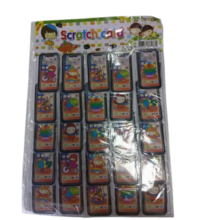 Olgun Phone 3D Kazımalı Kart (1 Adet)