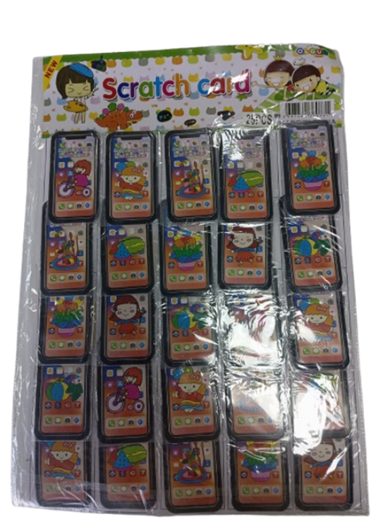 Olgun Phone 3D Kazımalı Kart (1 Adet) Olgun Phone 3D Kazımalı Kart (1 Adet)