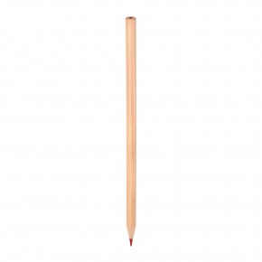 OLUR YUVARLAK KIRMIZI NATUREL KURŞUN KALEM