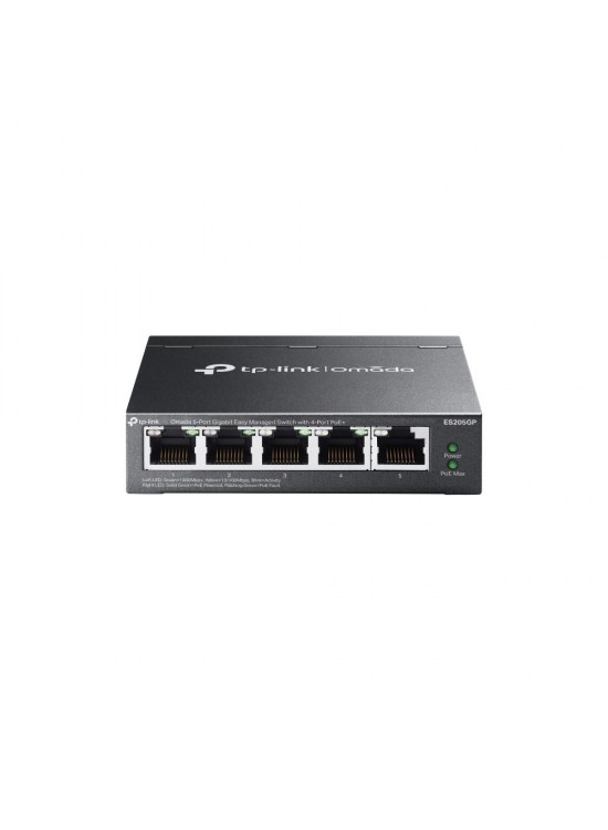 Omada Tp-Link ES205GP 5 Port 10-100-1000 Poe+ 65W Cloud Switch