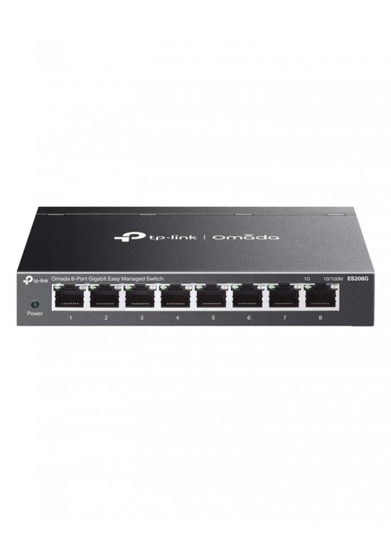 Omada TP-Link ES208G 8 Port 10-100-1000 Mbps Yönetilebilir Switch