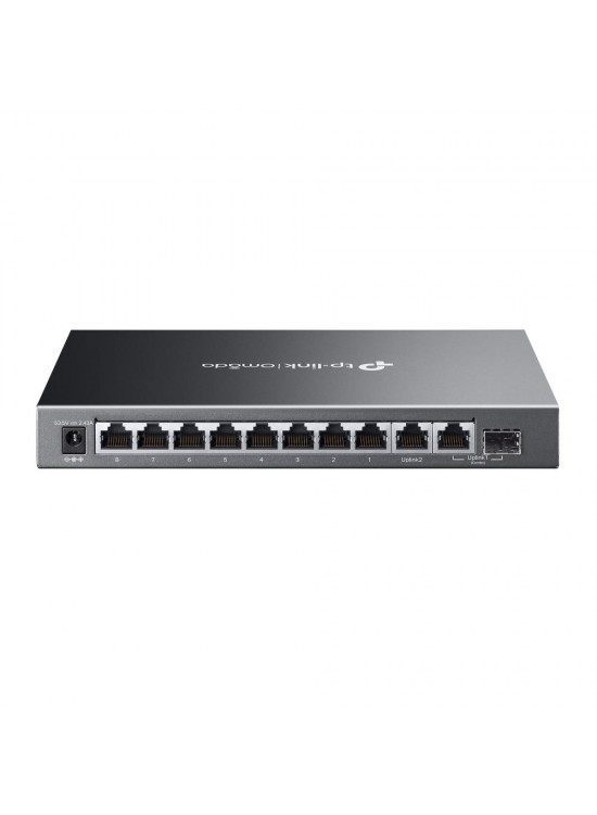 Omada Tp-Link ES210GMP 8 Port 10-100-1000 Poe+ Switch 1 Port SFP + 1 Port Uplink Cloud Switch Omada Tp-Link ES210GMP 8 Port 10-100-1000 Poe+ Switch 1 Port SFP + 1 Port Uplink Cloud Switch