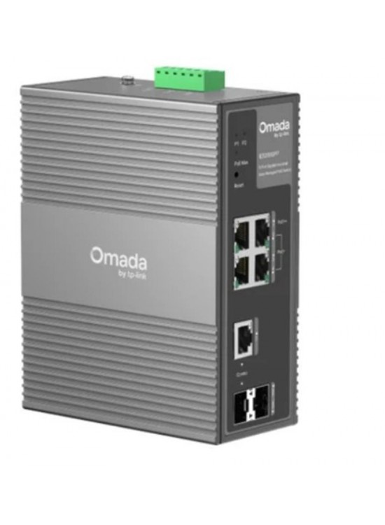 Omada TP-Link IES206GPP 6 Port Gigabit Endüstriyel Yönetilen Switch, 3 Port PoE+ 1 Port PoE++ Omada TP-Link IES206GPP 6 Port Gigabit Endüstriyel Yönetilen Switch, 3 Port PoE+ 1 Port PoE++