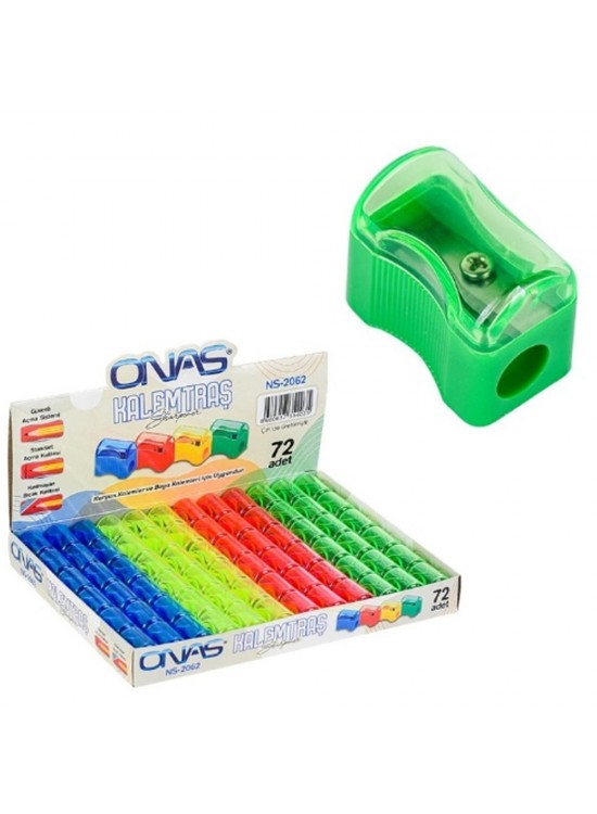 Onas Öğrenci Kalemtıraşı Kapaklı NS-2062