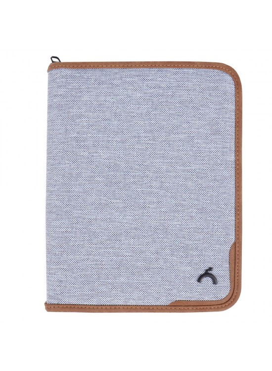 Önder El Portföyü Exculısıve A5 Fermuarlı Gri 805-04