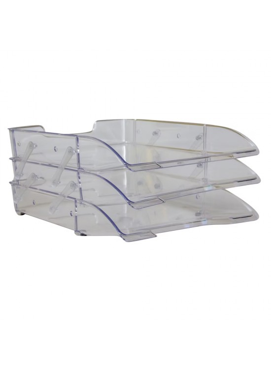 Önder Evrak Rafı Hareketli Kristal 3 LÜ Şeffaf 1160-0 Önder Evrak Rafı Hareketli Kristal 3 LÜ Şeffaf 1160-0