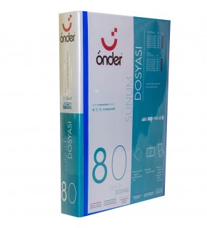 Önder Katalog (Sunum) Dosyası PP 80 Li Ön Cepli Mavi 1280-1