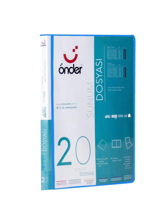Önder Katalog (Sunum) Dosyası PP Öncepli 20 Li Mavi 1220-1