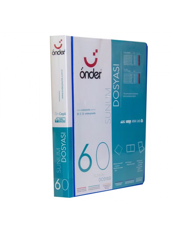 Önder Katalog (Sunum) Dosyası PP Öncepli 60 Lı Mavi 1260-1