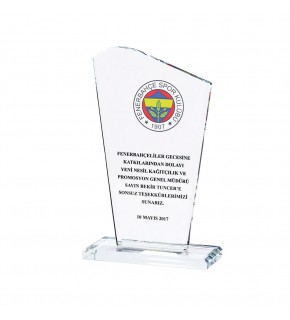 ÖNDER KRİSTAL PLAKET