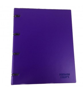 Önder Raınbow Colors 4 Halkalı Pvc Mor 122-22