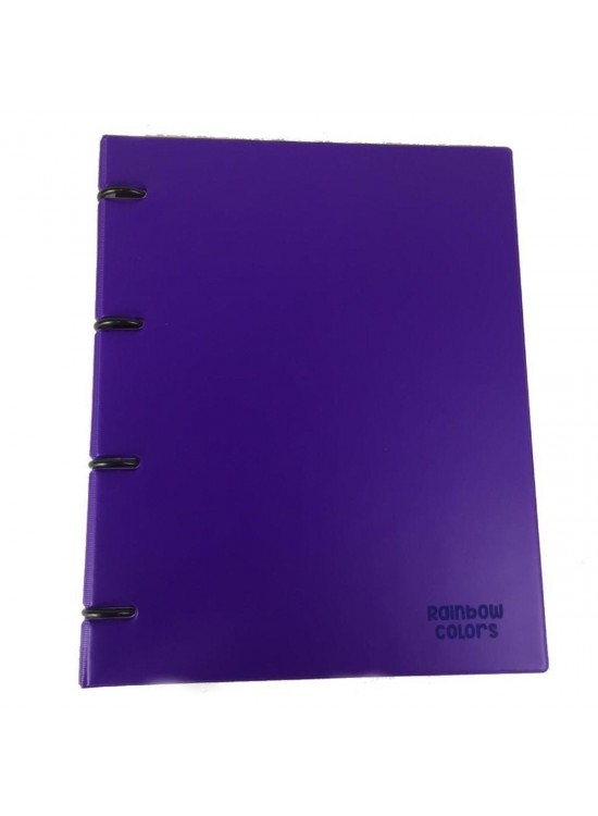 Önder Raınbow Colors 4 Halkalı Pvc Mor 122-22