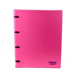 Önder Raınbow Colors 4 Halkalı Pvc Pembe 122-23