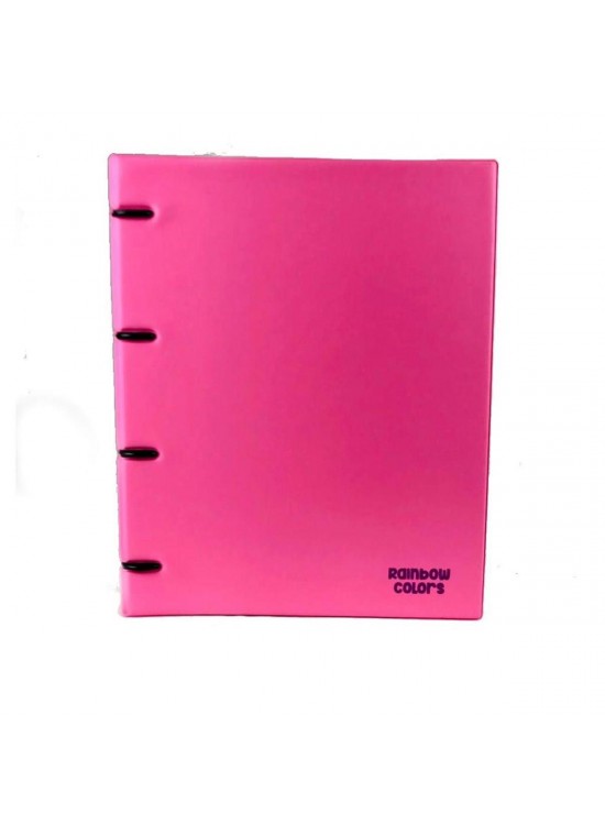 Önder Raınbow Colors 4 Halkalı Pvc Pembe 122-23