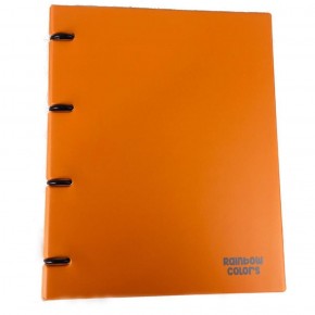 Önder Raınbow Colors 4 Halkalı Pvc Turuncu 122-18