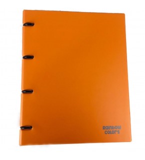 Önder Raınbow Colors 4 Halkalı Pvc Turuncu 122-18