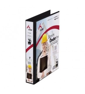 Önder Sunum Klasörü 2 Halkalı 70 MM A4 Siyah 2007-3