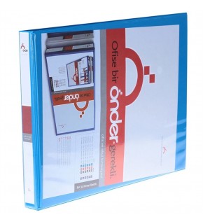 Önder Sunum Klasörü A3 Yatay 7 cm 2 halka beyaz