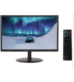 OneTech 24" Led Monitör Hdmı Vga Usb Rca Hoparlörlü Uzaktan Kumandalı SESLİ + KUMANDALI