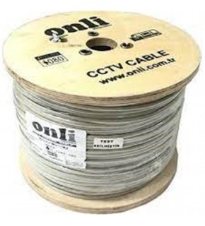 Onli 2+1 1x0,22 mini Coax 2x0,22mm 500 metre CCTV Kamera Kablosu