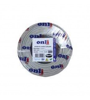 Onli ON-2201 2+1 1x0,22 mini Coax 2x0,22mm 100 metre CCA Kamera Kablosu