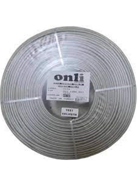 Onli  ON-4140 4+1 1x0,50 mini Coax 2x0,50mm 250 metre CCA Kamera Kablosu
