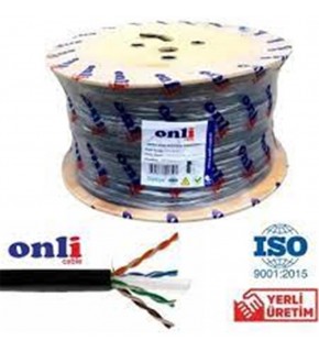 Onli ON-6006 U-UTP 23 AWG CCA-PE Outdoor 500 Metre Cat6 Kablo