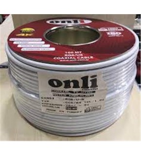 Onli ON-8001 RG6-U6 80 Tel 1,02 CCS-AL 100 metre Anten Uydu Kablosu