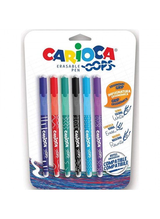 Oops Silinebilir Tükenmez 6 Lı Blisterli