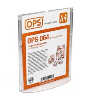 Ops Afiş Taşıyıcı A4 Dikey DP 064