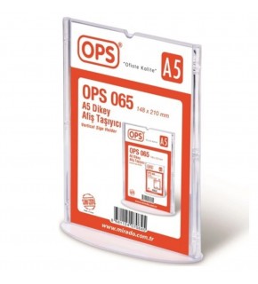 Ops Afiş Taşıyıcı A5 Dikey 065