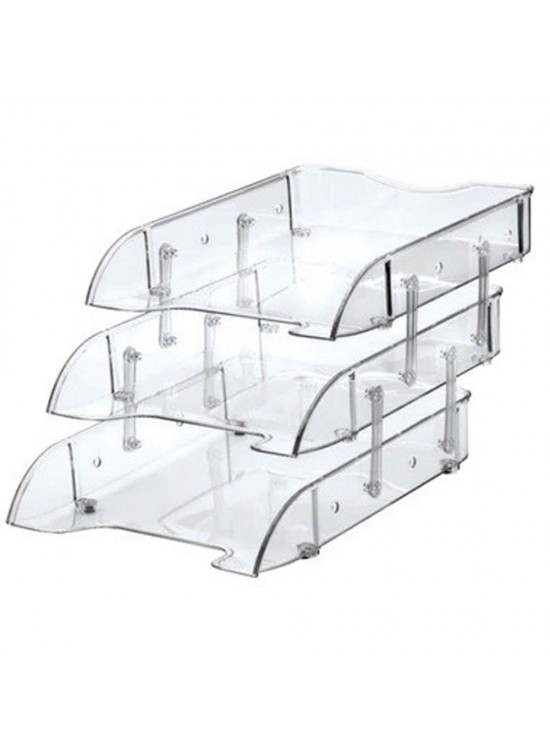 Ops Evrak Rafı Hareketli 3 Lü Şeffaf RF 603