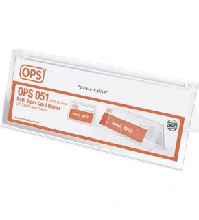 Ops Kart Tutucu Çift Taraflı Yatay DP 051