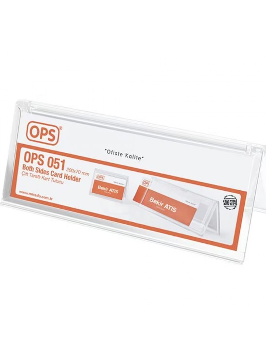 Ops Kart Tutucu Çift Taraflı Yatay DP 051