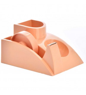 Ops Masa Seti Kalemlik Bant Makinalı Plastik Pastel Turuncu KLM 304