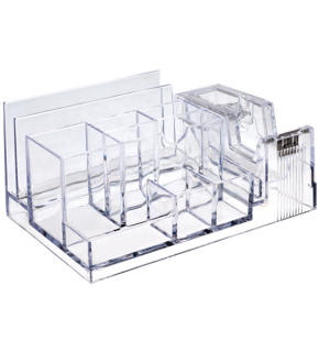 Ops Masa Seti Kalemlik Bant Makinalı Plastik Şeffaf KLM 301