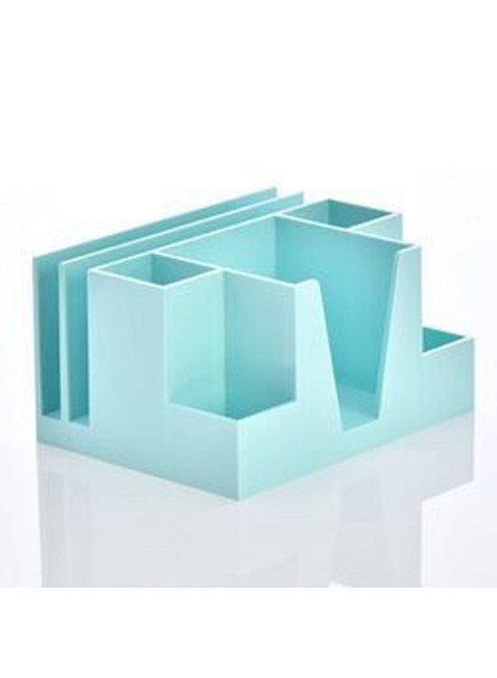 Ops Masa Seti Kalemlik-Organizer Pastel Mavi KLM 207