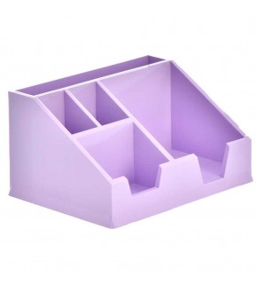 Ops Masa Seti Kalemlik-Organizer Pastel Mor KLM 208