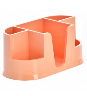 Ops Masa Seti Kalemlik-Organizer Pastel Turuncu KLM 209