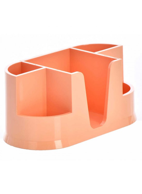 Ops Masa Seti Kalemlik-Organizer Pastel Turuncu KLM 209