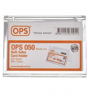 Ops Sergileme Ürünü 2 Taraflı Yatay Tutuculu Kartvizitlik Dp 050 (1 Adet)