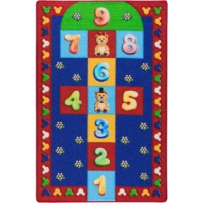 Oremo Halı Hopscotch 100x150 Kırmızı