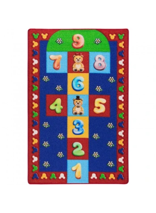 Oremo Halı Hopscotch 100x150 Kırmızı